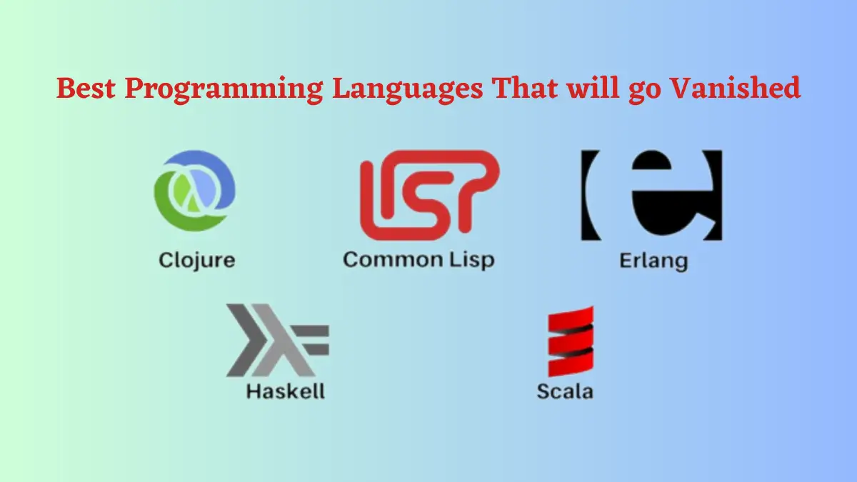 Best 10 Programming Languages That will go Vanished