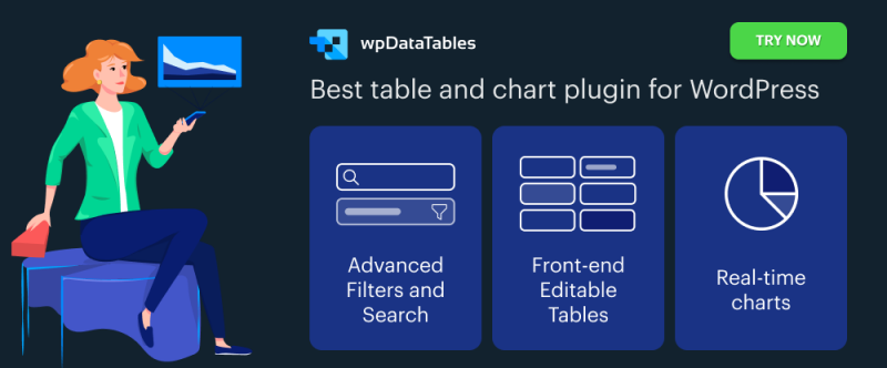 wpDataTables- Best WordPress plugin